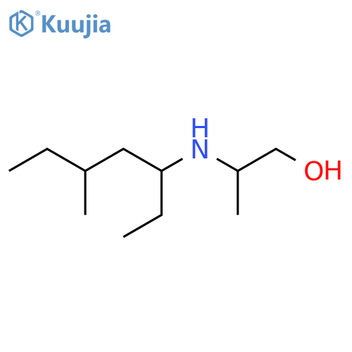 2-(5-methylheptan-3-yl)aminopropan-1-ol structure