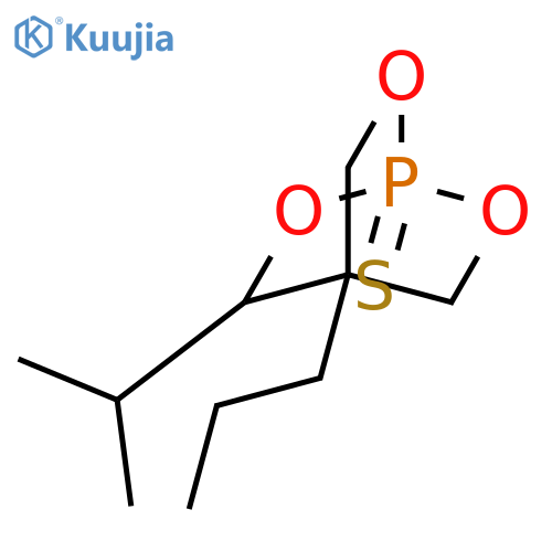 2,6,7-Trioxa-1-phosphabicyclo[2.2.2]octane,3-(1-methylethyl)-4-propyl-, 1-sulfide structure
