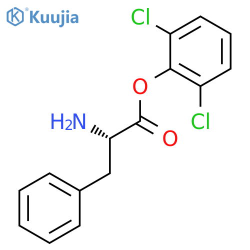 L-Phenylalanine, 2,6-dichlorophenyl ester structure