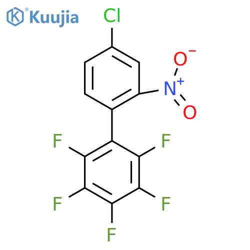 2,3,4,5,6-Pentafluoro-2'-nitro-4'-chlorobiphenyl structure