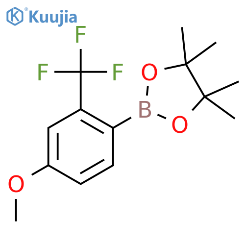4-Methoxy-2-(trifluoromethyl)phenylboronic Acid Pinacol Ester structure