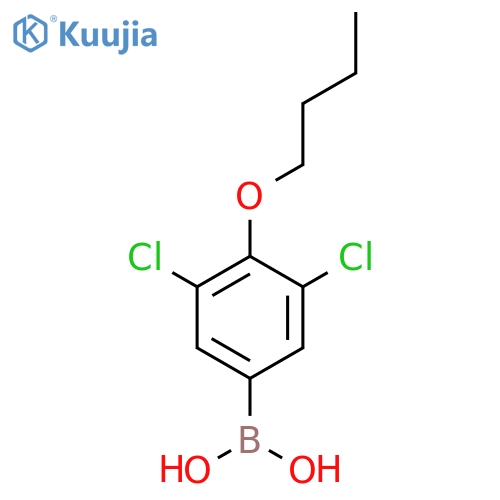 4-Butoxy-3,5-dichlorophenylboronic acid structure