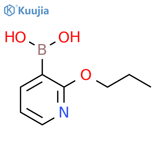 2-Propoxypyridine-3-boronic acid structure