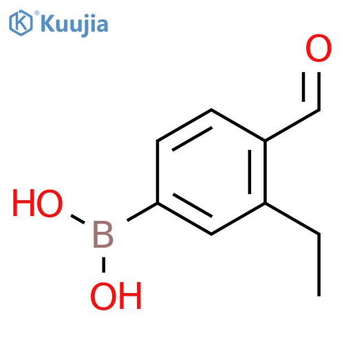 3-Ethyl-4-formylphenylboronic Acid structure