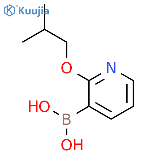 2-(isobutoxy)pyridine-3-boronic acid structure