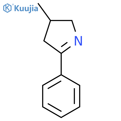 3-methyl-5-phenyl-3,4-dihydro-2H-pyrrole structure