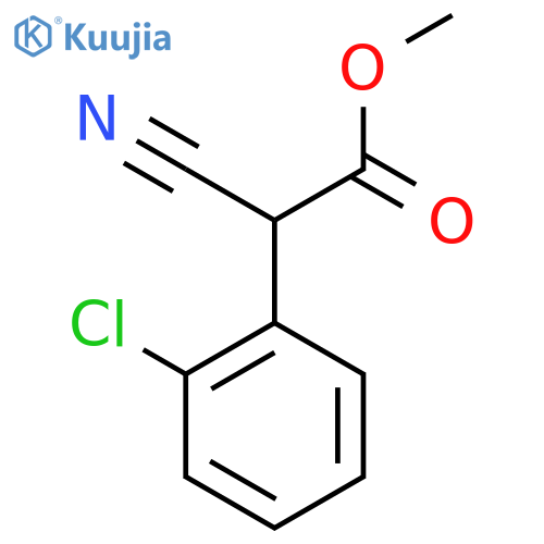 Methyl 2-(2-chlorophenyl)-2-cyanoacetate structure