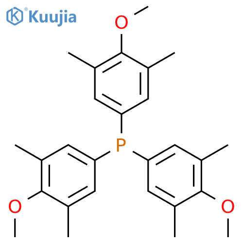 Tris(4-methoxy-3,5-dimethylphenyl)phosphine structure