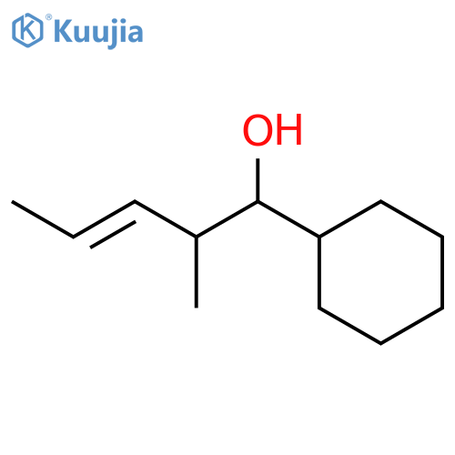 Cyclohexanemethanol, α-[(1S,2E)-1-methyl-2-buten-1-yl]-, (αR)- structure