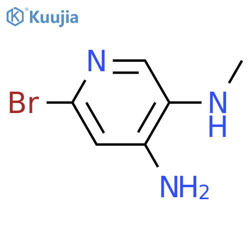 6-Bromo-n3-methylpyridine-3,4-diamine structure