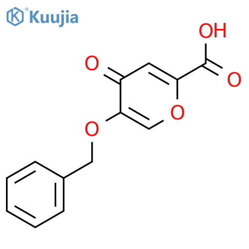 5-(Benzyloxy)-4-oxo-4H-pyran-2-carboxylic acid structure