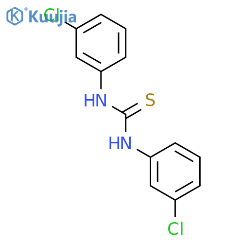 1,3-bis(3-chlorophenyl)thiourea structure
