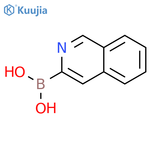 B-3-isoquinolinyl-Boronic acid structure