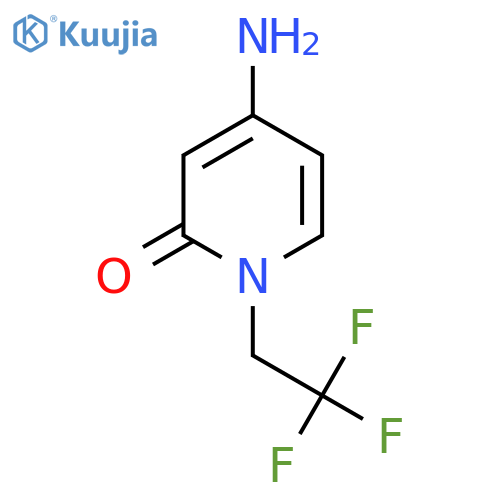 4-amino-1-(2,2,2-trifluoroethyl)-1,2-dihydropyridin-2-one structure