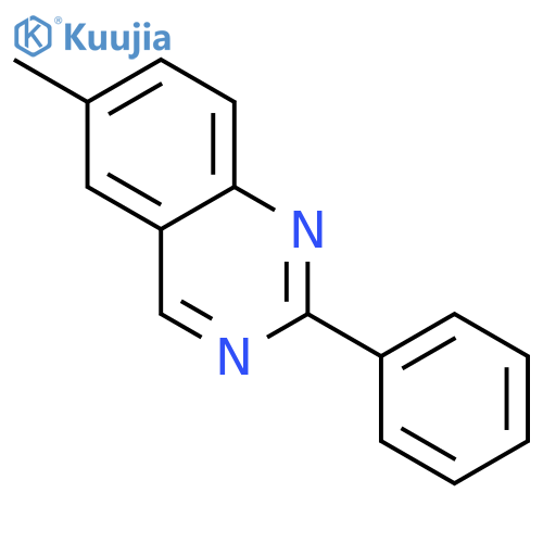 Quinazoline,6-methyl-2-phenyl- structure