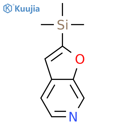 2-trimethylsilylfuro[2,3-c]pyridine structure