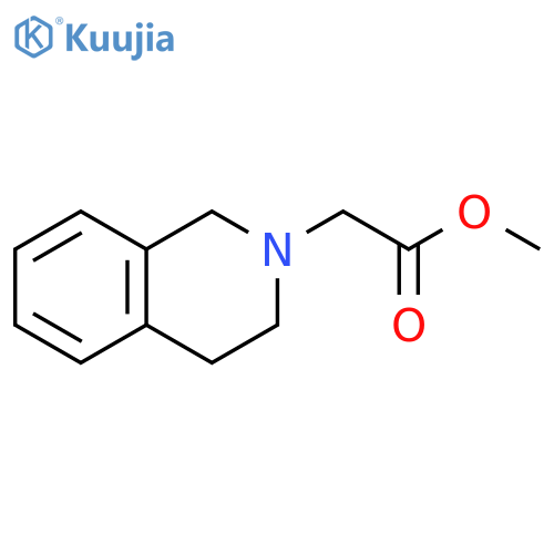 2(1H)-Isoquinolineacetic acid, 3,4-dihydro-, methyl ester structure