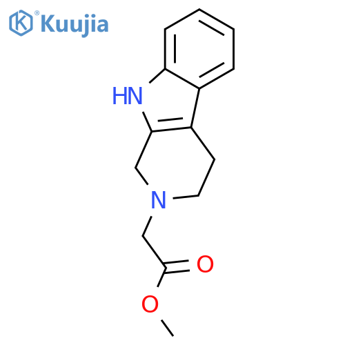 (1,3,4,9-Tetrahydro-b-carbolin-2-yl)-acetic Acid Methyl Ester structure