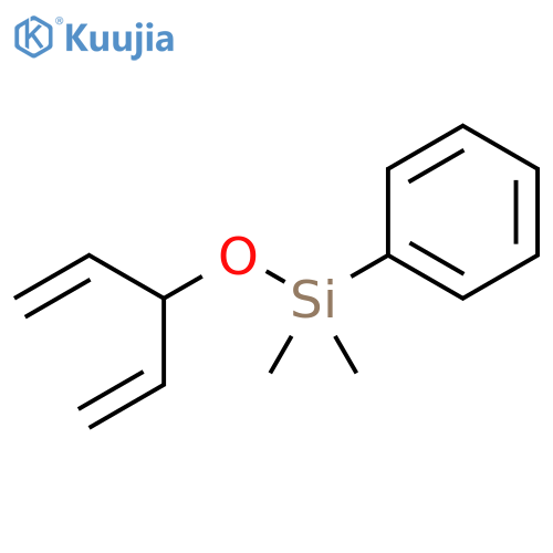 Benzene, [[(1-ethenyl-2-propen-1-yl)oxy]dimethylsilyl]- structure