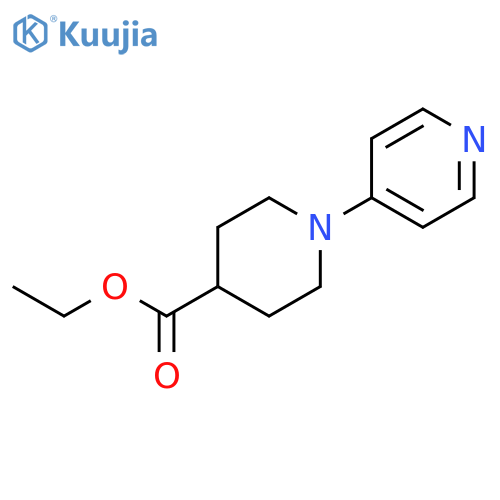 Ethyl 1-(pyridin-4-yl)piperidine-4-carboxylate structure