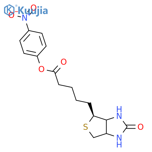 4-Nitrophenyl 5-((4S)-2-oxohexahydro-1H-thieno[3,4-d]imidazol-4-yl)pentanoate structure