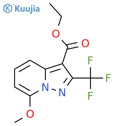 Ethyl 7-methoxy-2-(trifluoromethyl)pyrazolo[1,5-A]pyridine-3-carboxylate structure