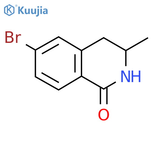 6-Bromo-3-methyl-3,4-dihydroisoquinolin-1(2H)-one structure