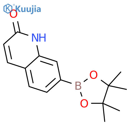 7-(Tetramethyl-1,3,2-dioxaborolan-2-yl)-1,2-dihydroquinolin-2-one structure