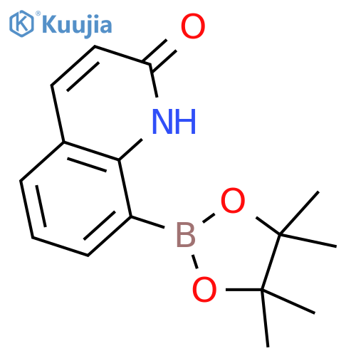 8-(4,4,5,5-Tetramethyl-1,3,2-dioxaborolan-2-yl)quinolin-2(1h)-one structure