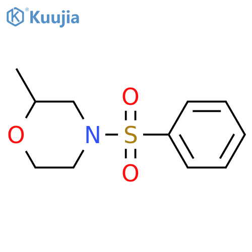 2-Methyl-4-(phenylsulfonyl)morpholine structure