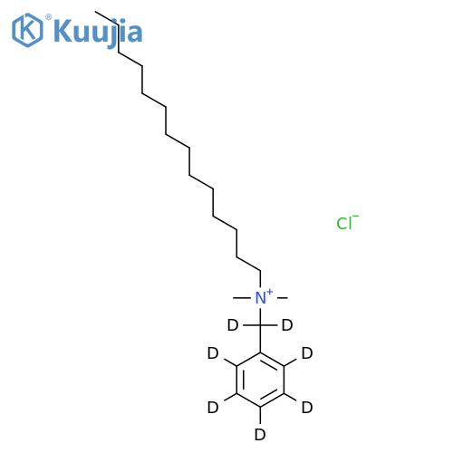 Benzyldimethyltetradecylammonium-d7 Chloride structure
