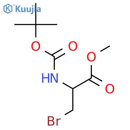 3-Bromo-2-N-boc-amino-propionic Acid Methyl Ester structure