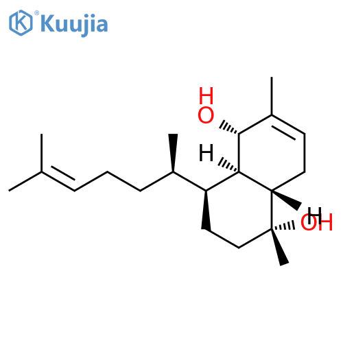 1,5-Naphthalenediol,4-[(1R)-1,5-dimethyl-4-hexen-1-yl]-1,2,3,4,4a,5,8,8a-octahydro-1,6-dimethyl-,(1R,4S,4aR,5S,8aS)- structure