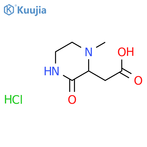 (1-Methyl-3-oxo-piperazin-2-yl)-acetic acid hydrochloride structure