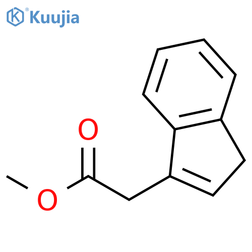 1H-Indene-3-acetic acid, methyl ester structure