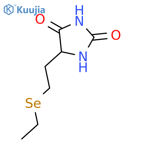 5-2-(Ethylseleno)ethylhydantoin structure