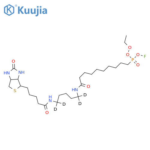 FP-Biotin-d4 structure