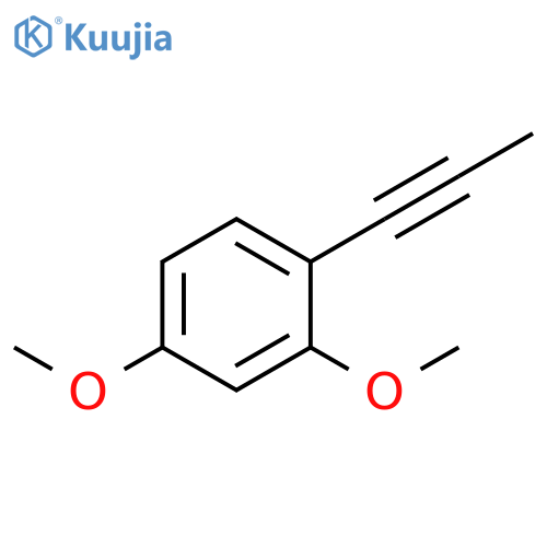 Benzene, 2,4-dimethoxy-1-(1-propyn-1-yl)- structure