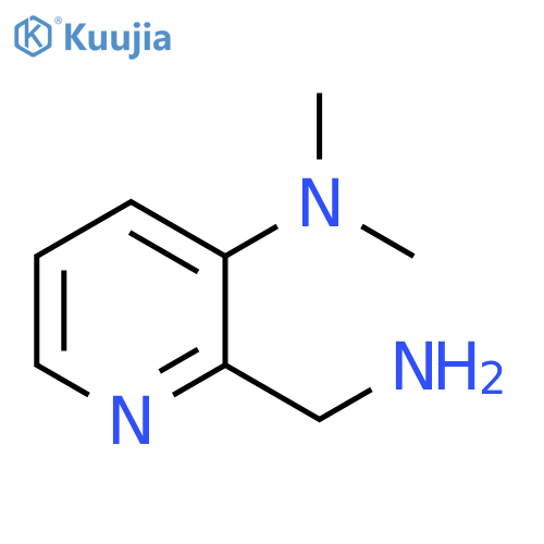 2-(aminomethyl)-N,N-dimethylpyridin-3-amine structure