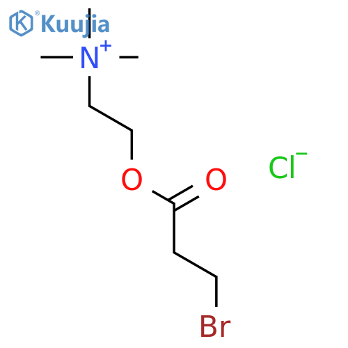 2-Carboxyethyl-bromo-choline Ester, Chloride Salt structure