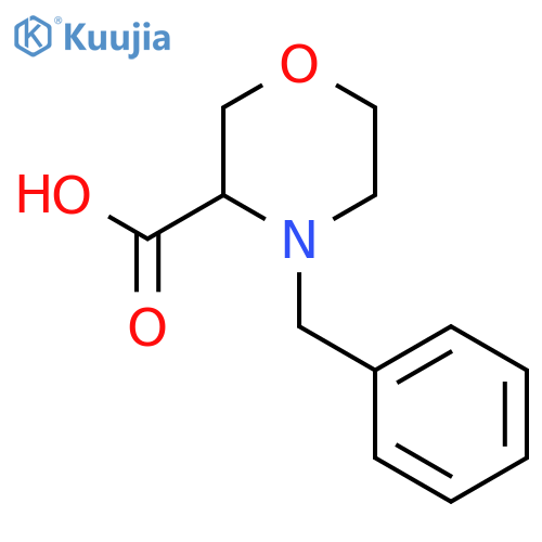 4-Benzylmorpholine-3-carboxylic Acid structure