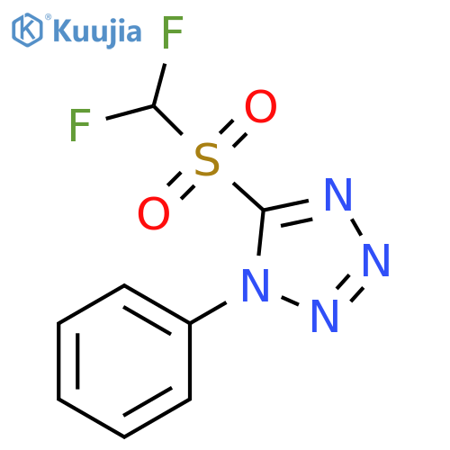 5-difluoromethanesulfonyl-1-phenyl-1H-1,2,3,4-tetrazole structure