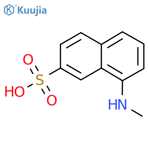 8-(Methylamino)naphthalene-2-sulfonic acid structure