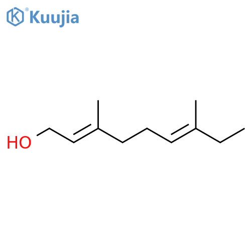 (2E,6E)-3,7-Dimethyl-2,6-nonadien-1-ol structure