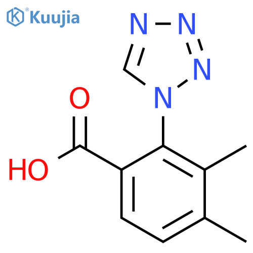 3,4-Dimethyl-2-(1H-tetrazol-1-yl)benzoic acid structure