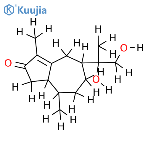 3-oxoguai-4-ene-11,12-diol structure