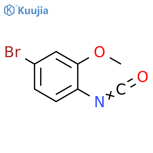 4-bromo-1-isocyanato-2-methoxybenzene structure