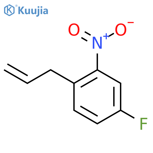 4-Fluoro-2-nitro-1-prop-2-enylbenzene structure