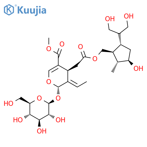 9"-Hydroxyjasmesoside structure