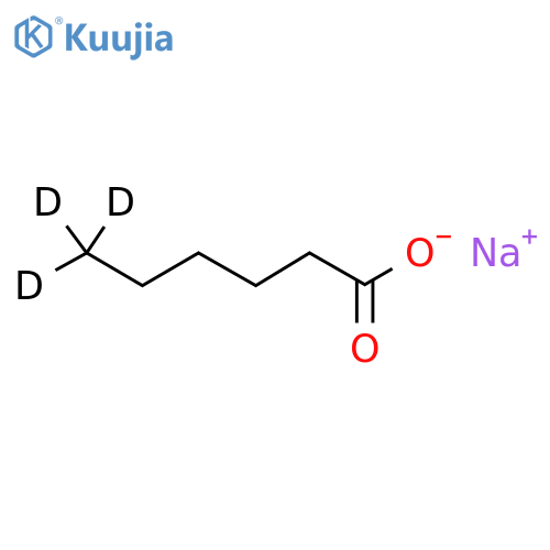 Sodium Hexanoate-6,6,6-d3 structure